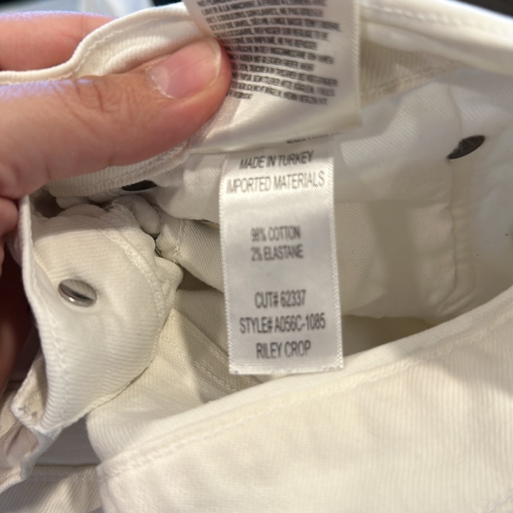 Agolde Riley High Rise Straight Crop Size 27 - Picture 5 of 5